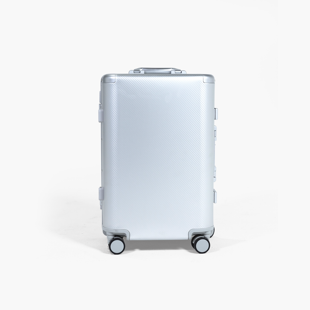 Lustré 20" Aluminum Carry-On Luggage - Premium Travel Suitcase