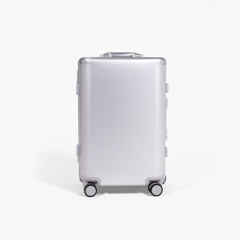 Lustré 20" Aluminum Carry-On Luggage - Premium Travel Suitcase