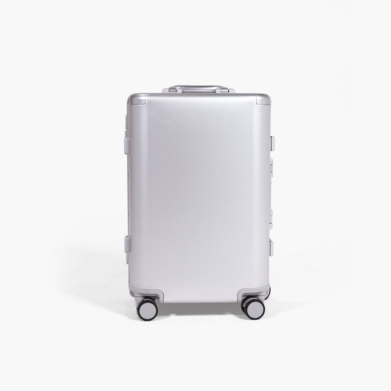 Lustré 20" Aluminum Carry-On Luggage - Premium Travel Suitcase